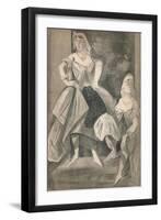 'Portrait by Constantin Guys', c1860, (1939)-Constantin Guys-Framed Giclee Print