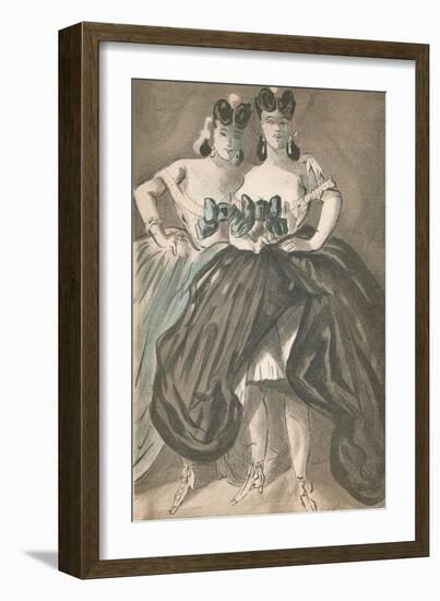 'Portrait by Constantin Guys', c1860, (1939)-Constantin Guys-Framed Giclee Print