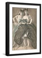 'Portrait by Constantin Guys', c1860, (1939)-Constantin Guys-Framed Giclee Print