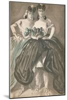 'Portrait by Constantin Guys', c1860, (1939)-Constantin Guys-Mounted Giclee Print