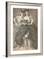 'Portrait by Constantin Guys', c1860, (1939)-Constantin Guys-Framed Giclee Print