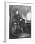 Portrait by Daniel Maclise of English Novelist Charles Dickens as a Young Author-null-Framed Premium Photographic Print