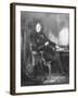 Portrait by Daniel Maclise of English Novelist Charles Dickens as a Young Author-null-Framed Premium Photographic Print