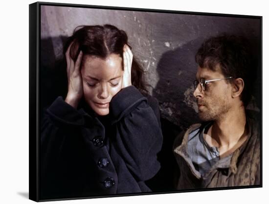 PORTRAIT by GROUPE with DAME, 1976 directed by ALEKSANDER PETROVI Romy Schneider and Brad Dourif (p-null-Framed Stretched Canvas