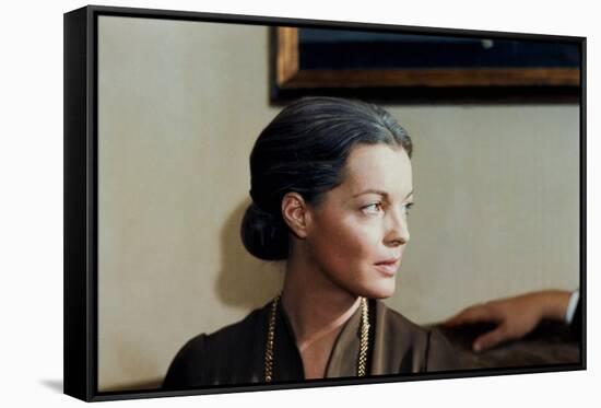 PORTRAIT by GROUPE with DAME, 1976 directed by ALEKSANDER PETROVI Romy Schneider (photo)-null-Framed Stretched Canvas