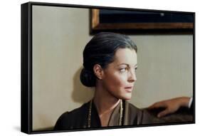 PORTRAIT by GROUPE with DAME, 1976 directed by ALEKSANDER PETROVI Romy Schneider (photo)-null-Framed Stretched Canvas
