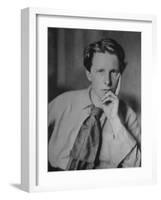 Portrait by Sherril Schell of British Poet Rupert Brooke-null-Framed Photographic Print