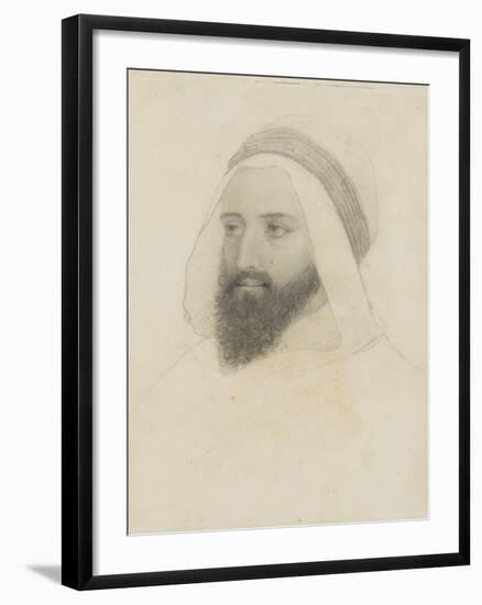 Portrait d'Abdelkader-null-Framed Giclee Print