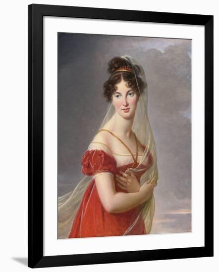 Portrait D'aglae Angelique Gabrielle De Gramont (1787-1842), Epouse Du General Alexander Lvovich D-Elisabeth Louise Vigee-LeBrun-Framed Giclee Print