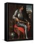 Portrait D'alessandro De Medicis (1511-1537) En Armure (Portrait of Alessandro De Medici in Armour)-Giorgio Vasari-Framed Stretched Canvas