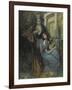 Portrait D'alexandre Pouchkine (1799-1837) Et Sa Muse  (Pushkin and the Muse) Peinture De Konstant-Konstantin Alekseevich Korovin-Framed Giclee Print