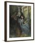 Portrait D'alexandre Pouchkine (1799-1837) Et Sa Muse  (Pushkin and the Muse) Peinture De Konstant-Konstantin Alekseevich Korovin-Framed Giclee Print