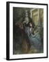 Portrait D'alexandre Pouchkine (1799-1837) Et Sa Muse  (Pushkin and the Muse) Peinture De Konstant-Konstantin Alekseevich Korovin-Framed Giclee Print