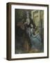 Portrait D'alexandre Pouchkine (1799-1837) Et Sa Muse  (Pushkin and the Muse) Peinture De Konstant-Konstantin Alekseevich Korovin-Framed Giclee Print