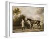 Portrait d'Assheton, 1er Vicomte Curzon, avec sa jument Maria-George Stubbs-Framed Giclee Print