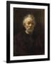 Portrait d'homme âgé dit portrait du frère de Rembrandt-Rembrandt van Rijn-Framed Giclee Print