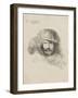 Portrait d'homme au chapeau à plume dit autoportrait-Giovanni Benedetto Castiglione-Framed Giclee Print