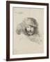 Portrait d'homme au chapeau à plume dit autoportrait-Giovanni Benedetto Castiglione-Framed Giclee Print