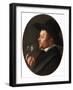 Portrait D'homme Tenant Un Verre Roemer  (Man Holding a Roemer) Peinture De Salomon De Bray (1597--Salomon de Bray-Framed Giclee Print