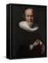 Portrait d'homme-Abraham de Vries-Framed Stretched Canvas