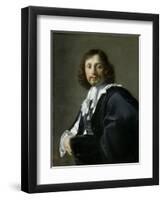 Portrait d'homme-Eustache Le Sueur-Framed Giclee Print