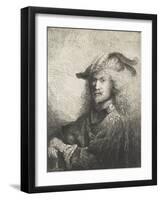 Portrait d'officier-Ferdinand Bol-Framed Giclee Print