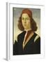 Portrait d'un jeune homme-Domenico Ghirlandaio-Framed Giclee Print