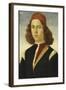 Portrait d'un jeune homme-Domenico Ghirlandaio-Framed Giclee Print