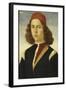 Portrait d'un jeune homme-Domenico Ghirlandaio-Framed Giclee Print