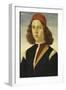 Portrait d'un jeune homme-Domenico Ghirlandaio-Framed Giclee Print