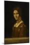 Portrait d'une dame de la cour de Milan, dit à tort "la belle ferronnière"-Léonard de Vinci-Mounted Giclee Print