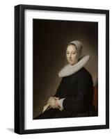 Portrait d'une jeune femme assise-Jan Cornelisz Verspronck-Framed Giclee Print