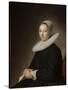 Portrait d'une jeune femme assise-Jan Cornelisz Verspronck-Stretched Canvas