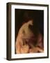 Portrait d'une Jeune Fille a Robe Rose-Edmond-francois Aman-jean-Framed Giclee Print