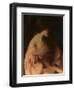 Portrait d'une Jeune Fille a Robe Rose-Edmond-francois Aman-jean-Framed Giclee Print