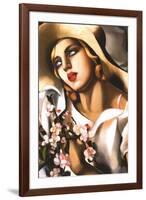 Portrait d'Une Jeune Fille-Tamara de Lempicka-Framed Art Print