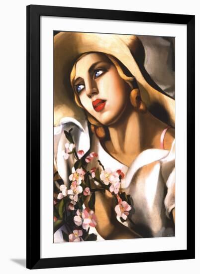 Portrait d'Une Jeune Fille-Tamara de Lempicka-Framed Art Print