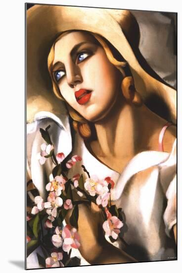 Portrait d'Une Jeune Fille-Tamara de Lempicka-Mounted Art Print