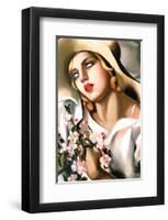 Portrait d'Une Jeune Fille-Tamara de Lempicka-Framed Premium Giclee Print