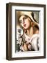 Portrait d'Une Jeune Fille-Tamara de Lempicka-Framed Premium Giclee Print