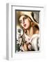 Portrait d'Une Jeune Fille-Tamara de Lempicka-Framed Premium Giclee Print