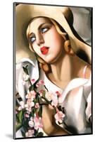 Portrait d'Une Jeune Fille-Tamara de Lempicka-Mounted Premium Giclee Print