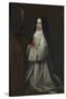 Portrait d'une jeune religieuse-null-Stretched Canvas