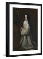 Portrait d'une jeune religieuse-null-Framed Giclee Print