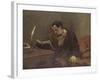 Portrait de Baudelaire-Gustave Courbet-Framed Giclee Print