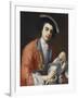 Portrait De Carlo Broschi Dit Farinelli, Chanteur Contralto Et Soprano, Castrat Italien - Portrait-Jacopo Amigoni-Framed Giclee Print