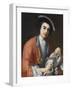 Portrait De Carlo Broschi Dit Farinelli, Chanteur Contralto Et Soprano, Castrat Italien - Portrait-Jacopo Amigoni-Framed Giclee Print