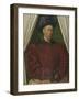 Portrait de Charles VII (1403-1461)-Jean Fouquet-Framed Giclee Print