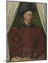 Portrait de Charles VII (1403-1461)-Jean Fouquet-Mounted Giclee Print