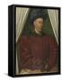 Portrait de Charles VII (1403-1461)-Jean Fouquet-Framed Stretched Canvas